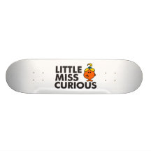 Little Miss Curious Classic Custom Skate Board