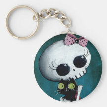 Little Miss Death - Hallowen Beauty Keychain