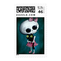 Little Miss Death - Hallowen Beauty Stamp