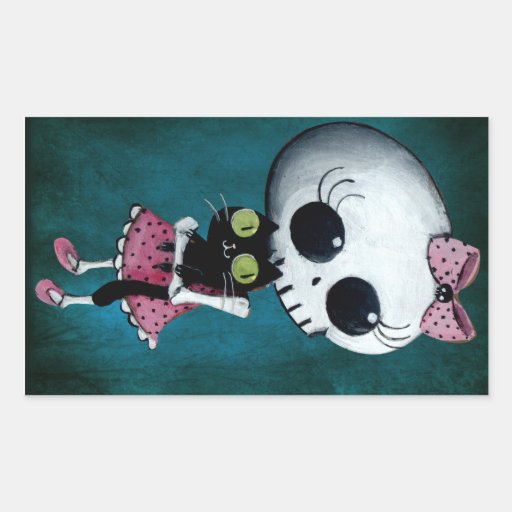 Little Miss Death - Hallowen Beauty Sticker