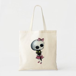 Little Miss Death - Hallowen Beauty Tote Bag