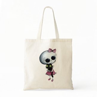 Little Miss Death - Hallowen Beauty Tote Bag