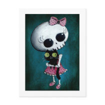Little miss Death postcards