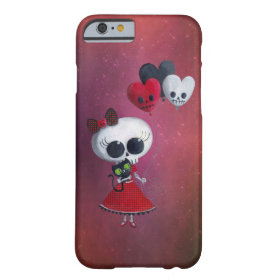 Little Miss Death Valentine Girl Barely There iPhone 6 Case