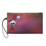 Little Miss Death Valentine Girl Wristlets