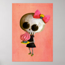 Little Miss Death with Cupcake posters