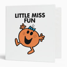 Little Miss Fun Classic 2 3 Ring Binder