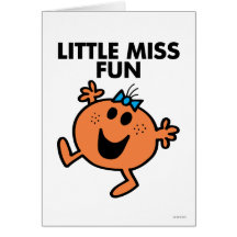 Little Miss Fun Classic 2 Greeting Cards