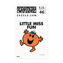 Little Miss Fun Classic 2 Postage Stamps