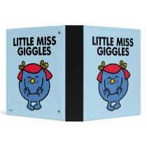 Little Miss Giggles Classic Vinyl Binder