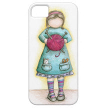 "Little Miss Knittie" iPhone case iPhone 5 Covers