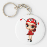 Little Miss Ladybug Keychain