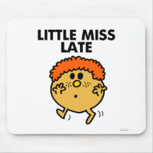 Little Miss Late Classic Mousepad