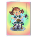LITTLE MISS MUFFET by SHARON SHARPE Card