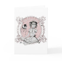 Little Miss Muffet Greeting Card