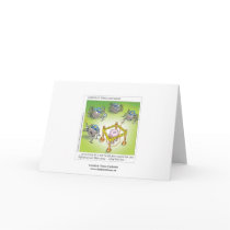 Little Miss Muffet Police Funny Greeting Card