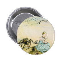 Little Miss Muffit Pinback Button