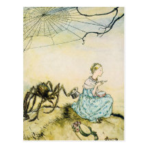 Little Miss Muffit Post Card
