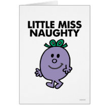 Little Miss Naughty Classic 1 Card