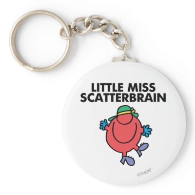Little Miss Scatterbrain Classic 1 Keychains
