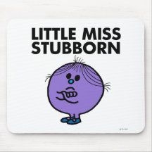 Little Miss Stubborn Classic Mousepad