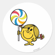 Little Miss Sunshine Lollipop Sticker