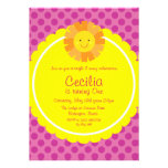 Little Miss Sunshine Sun Invitation Polka Dot