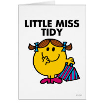 Little Miss Tidy Classic Greeting Card