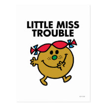 Little Miss Trouble Classic 2 Post Card