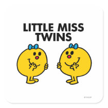Little Miss Twins Classic Sticker