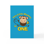 Little Monkey 1st Birthday Boy Card