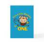 Little Monkey 1st Birthday Boy Card Little Monkey 1st Birthday Boy Card