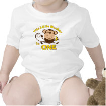 Little Monkey 1st Birthday Boy Infant Creeper t-shirts