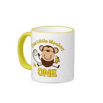 Little Monkey 1st Birthday Boy Mug