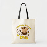 Little Monkey 1st Birthday Boy Tote Bag