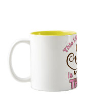 Little Monkey 3rd Birthday Girl Mugs