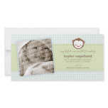 Little Monkey Baby Announcement Photo Card