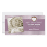 Little Monkey Baby Announcement Photo Card