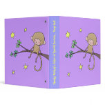 Little Monkey 3 Ring Binders