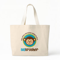 Little Monkey Going To Be A Big Brother Tote Bags