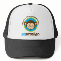 Little Monkey Going To Be A Big Brother Trucker Hats