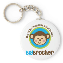Little Monkey Going To Be A Big Brother Keychain