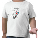 Little Monkey Loves Golfing t-shirts