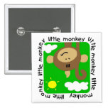 Little Monkey Tshirts and Gifts Buttons