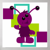 Little Monster Alien Creature posters