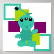 Little Monster Alien Creature posters