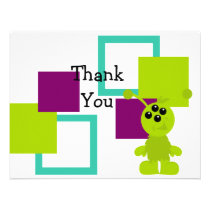 Little Monster Alien Creatures invitations