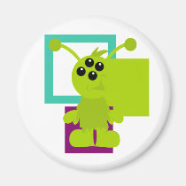 Little Monster Alien Creatures magnets