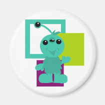 Little Monster Alien Creatures magnets