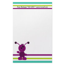 Little Monster Alien Creatures stationery by candystore Little Monster Alien Creatures stationery